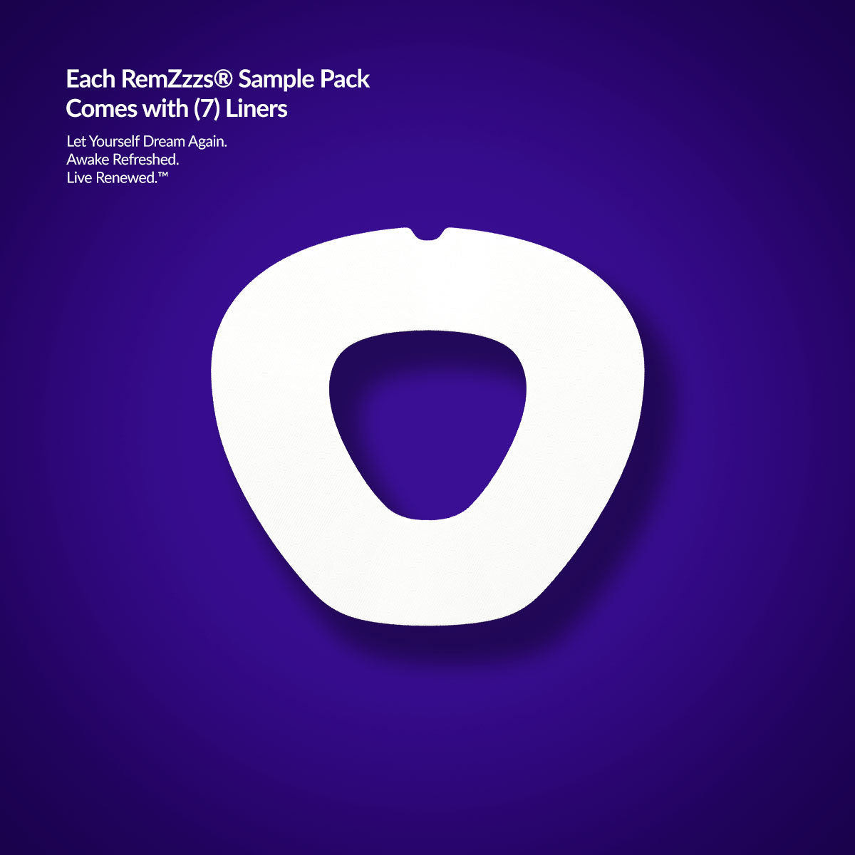 RemZzzs® 6A-FLS Full Face CPAP Mask Liner | Sample Pack, Small