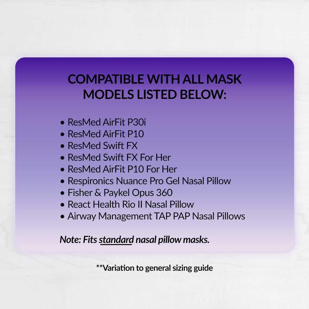 RemZzzs® 7A-NPS Nasal Pillow CPAP Mask Liner | Sample Pack, Universal