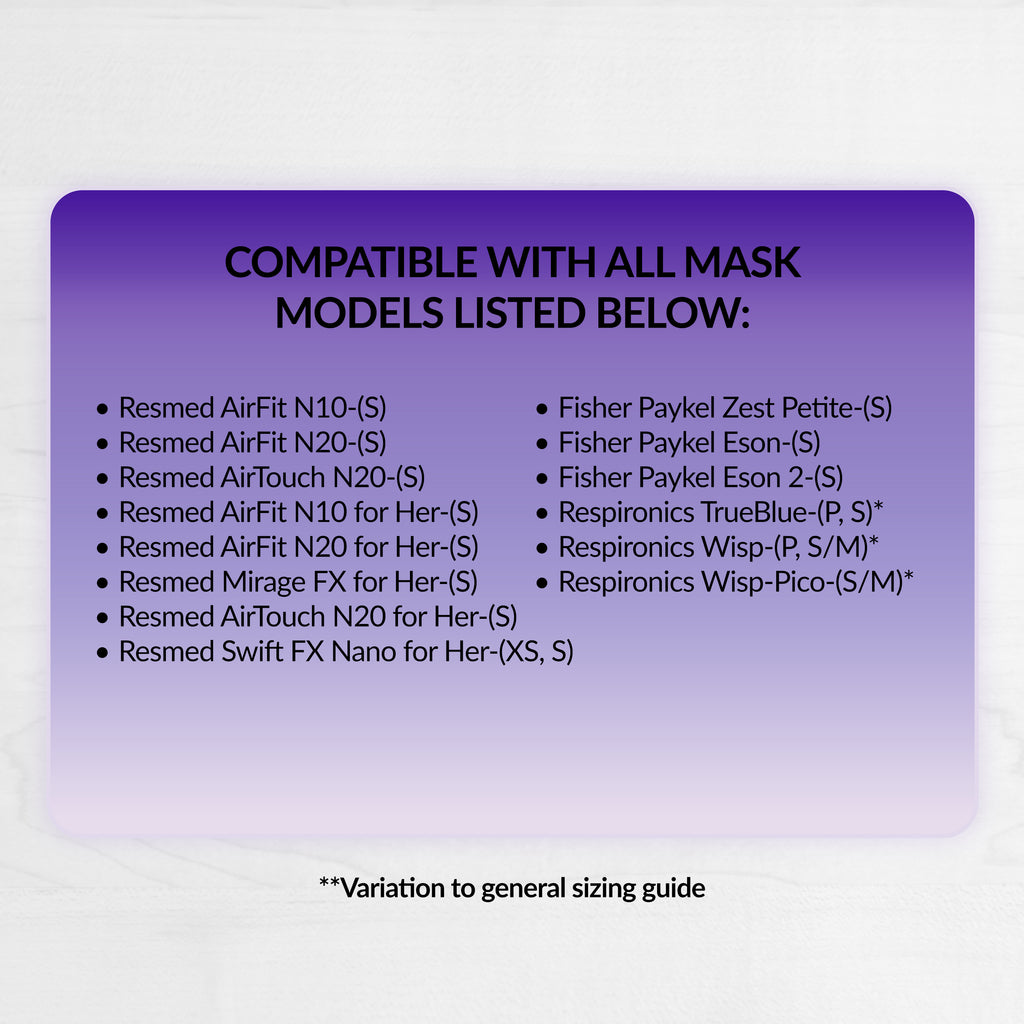 RemZzzs® 10A-NXS Nasal CPAP Mask Liner | Sample Pack, Extra Small