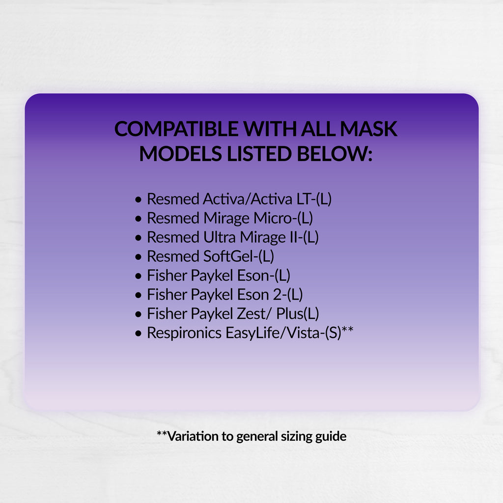 RemZzzs® S12-NL Nasal CPAP Mask Liner | Sample Pack, Large