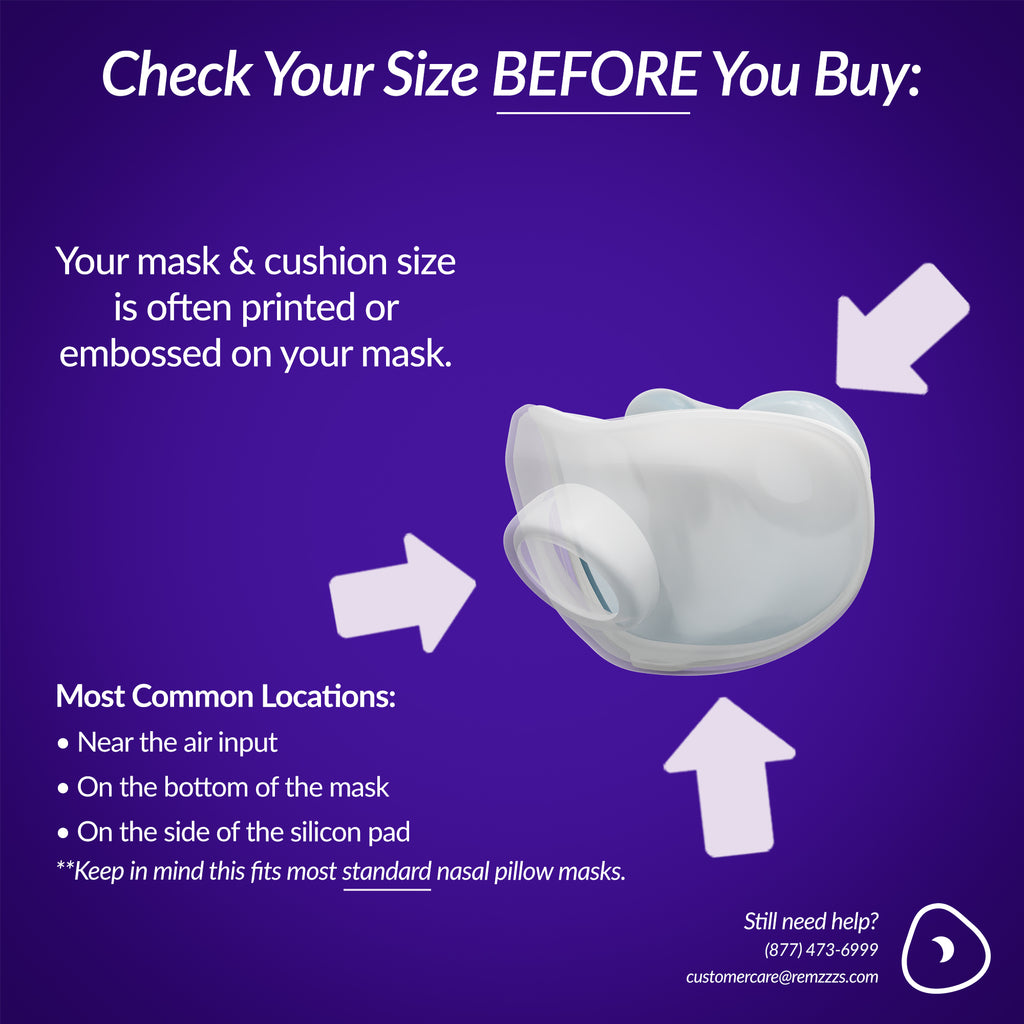 RemZzzs® 7A-NPS Nasal Pillow CPAP Mask Liner | Sample Pack, Universal