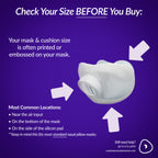 RemZzzs® 7A-NPS Nasal Pillow CPAP Mask Liner | Sample Pack, Universal