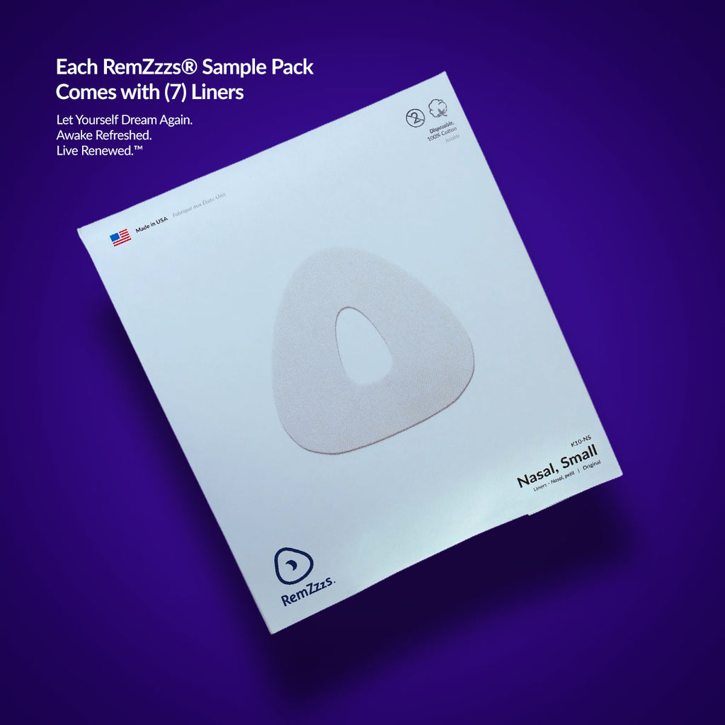 RemZzzs® S10-NS Nasal CPAP Mask Liner | Sample Pack, Small