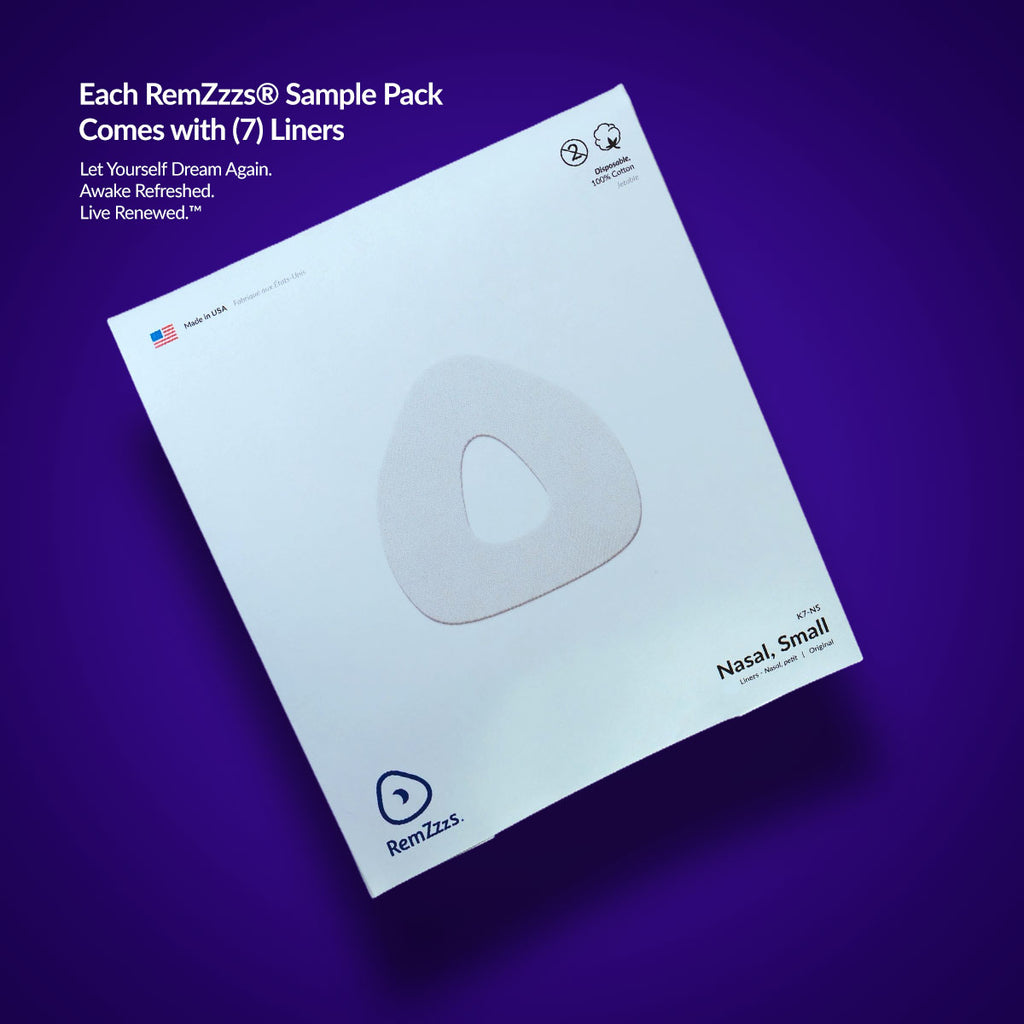 RemZzzs® S7-NS Nasal CPAP Mask Liner | Sample Pack, Small, Wide