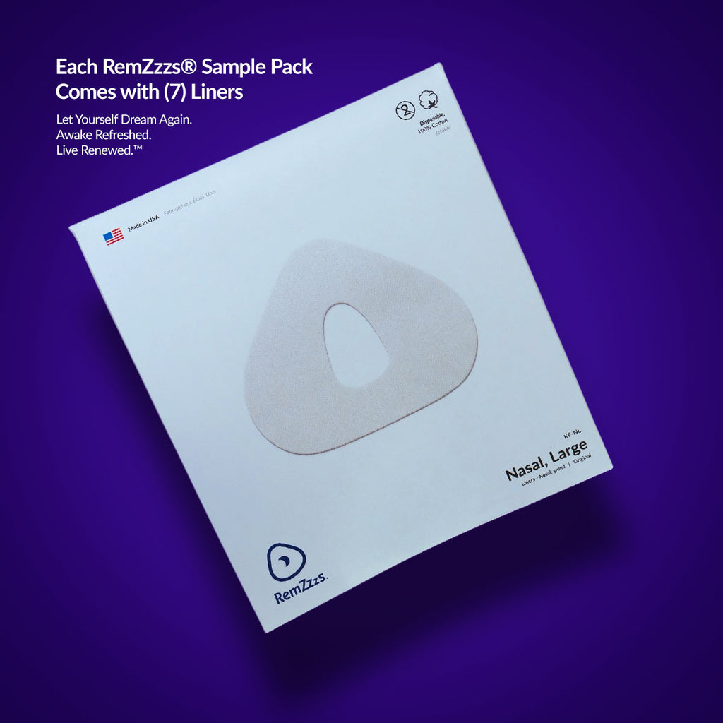 RemZzzs® S9-NL Nasal CPAP Mask Liner | Sample Pack, Large, Wide